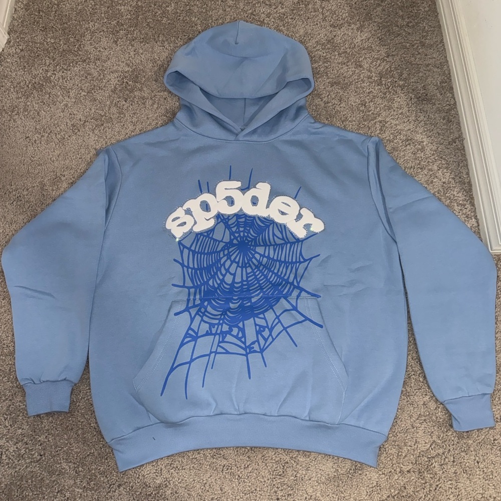 Sky Blue Web Sp5der
Hoodie